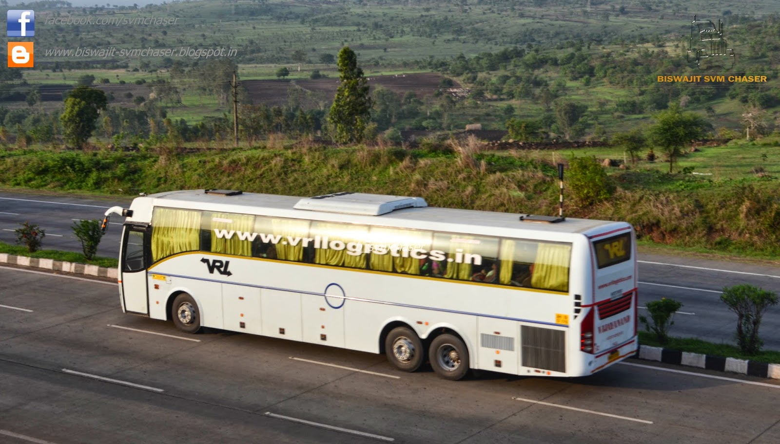 VRL VOLVO B9R Multiaxle IShift Semi Sleeper MH09 CV 0152 Biswajit