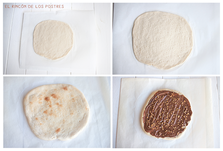 Pizza de Nutella