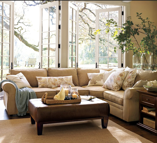 Our Living Room Sectional Pottery Barn Pearce A Review Honey