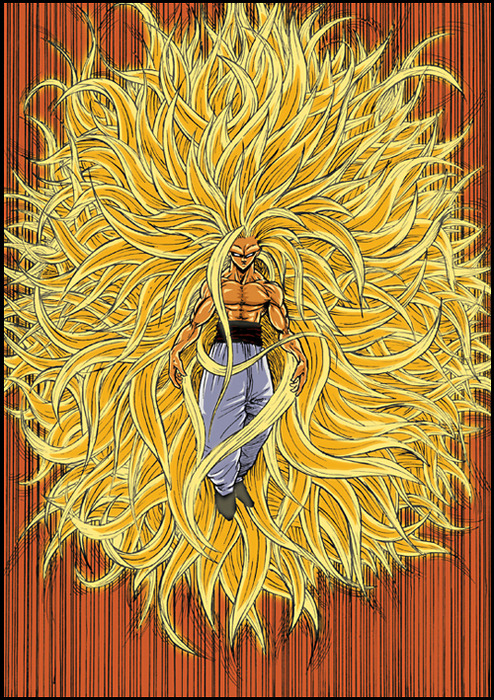 dragon ball z super saiyan 5 trunk vegeta son goku