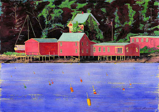 "Before The Fire" - Watercolor "Before The Fire" - Watercolor