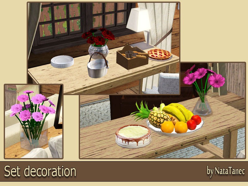 Corporation "SimsStroy" The Sims 3. Set decoration.