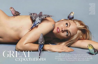 Sienna Miller posa para Vogue Británica moda