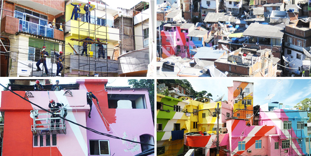 Artista expõe fotos de projeto em favela carioca