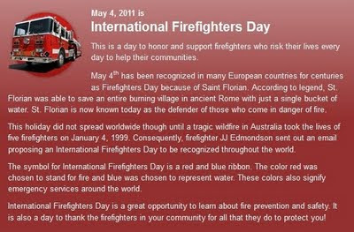 International Fire Fighters’ Day