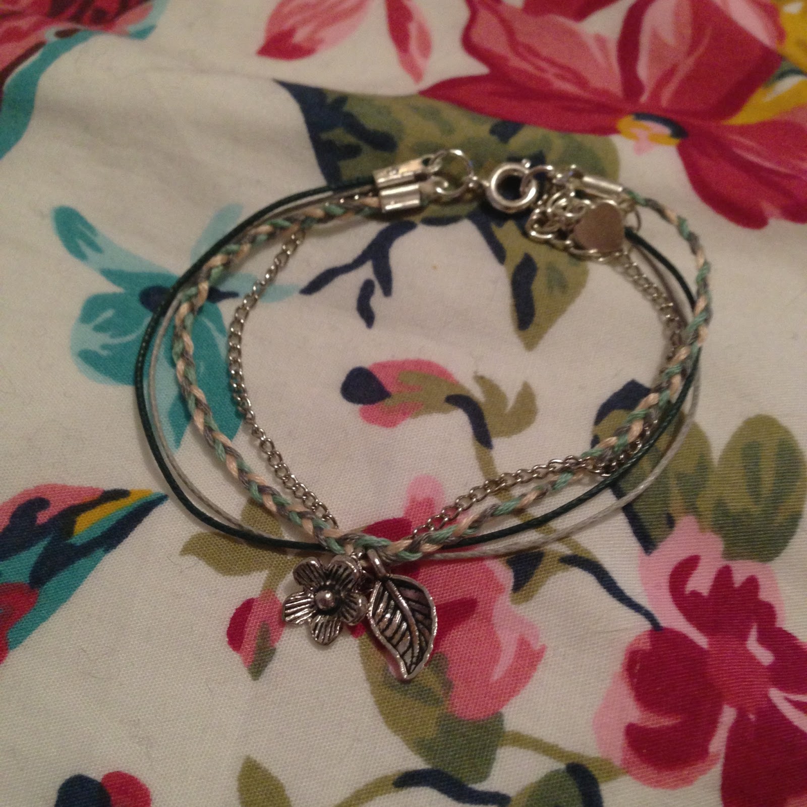 yorkiestyles DIY Braided Charm bracelet