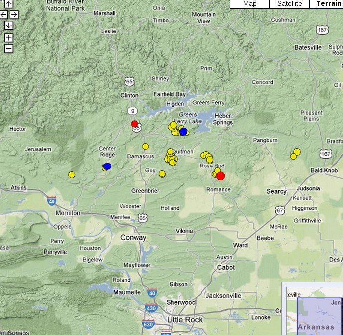 Faults In Arkansas