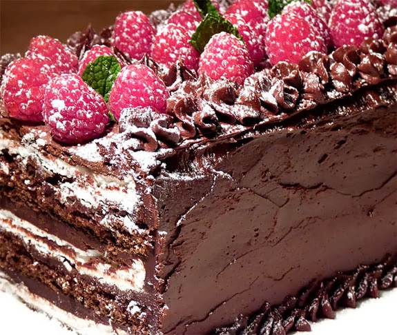 Chocolate Christmas Cake - HD Wallpapers Blog