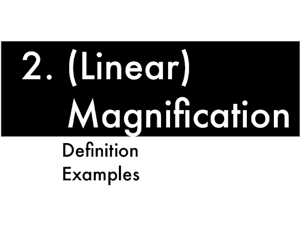 Next week we will discuss angular magnification for magnifiers, telescopes, and microscopes. Next week we will discuss angular magnification for magnifiers, telescopes, and microscopes.