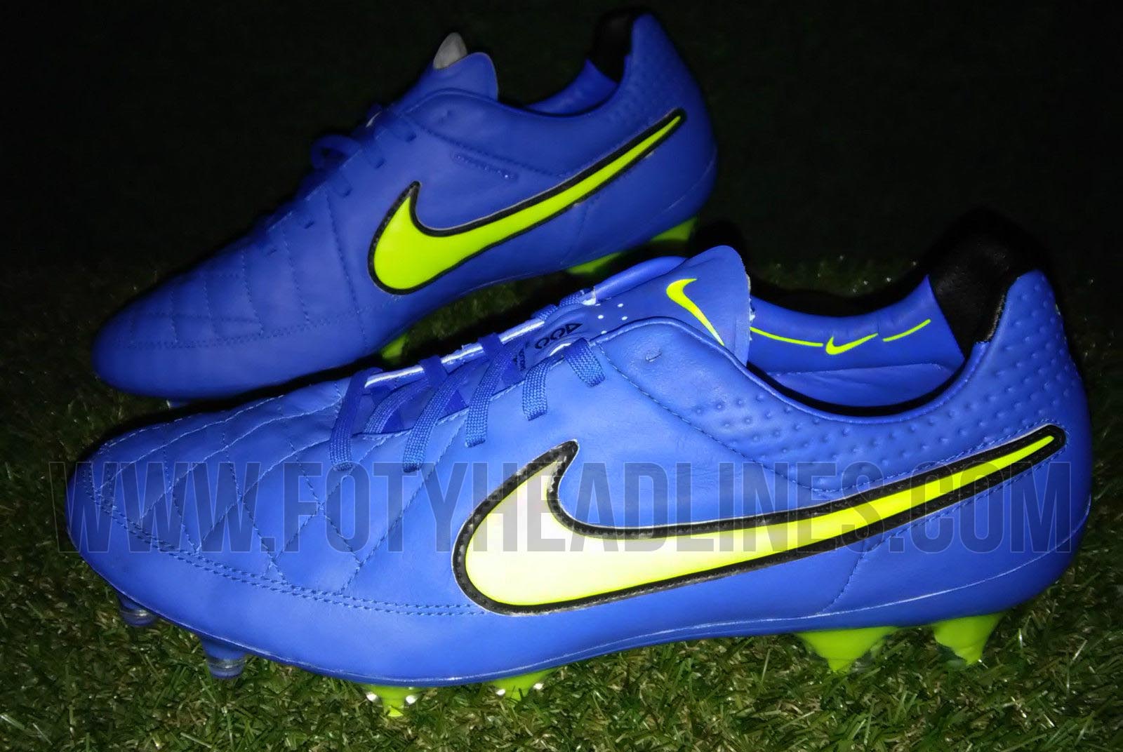 nike tiempo legend v blue yellow