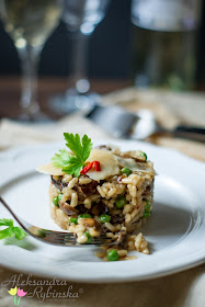 Aleksandra's Recipes: Mushroom & Peas Risotto (with step-by-step photos)