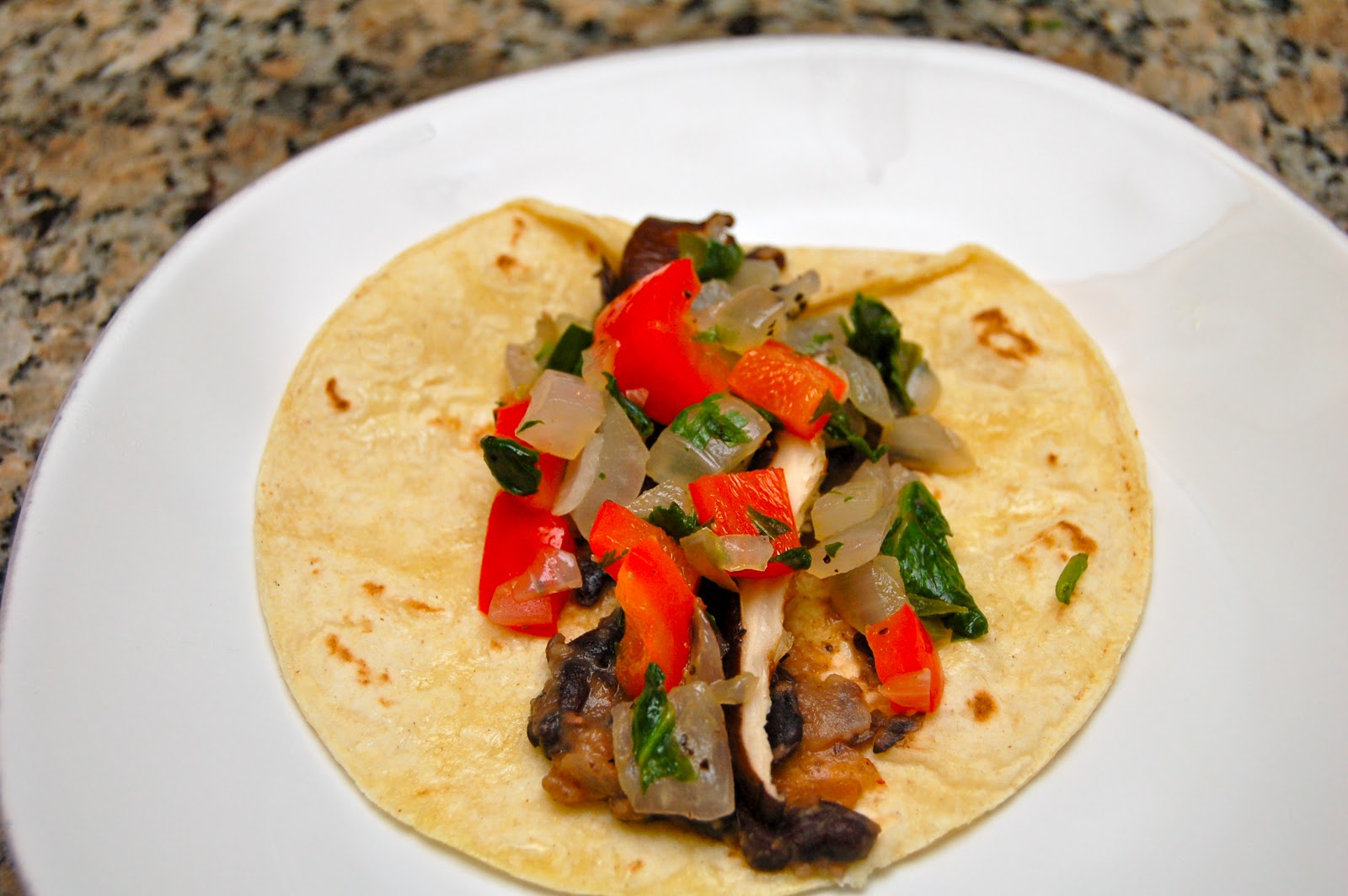 Kettler Cuisine Grilled Mushroom and Vegetable Enchiladas