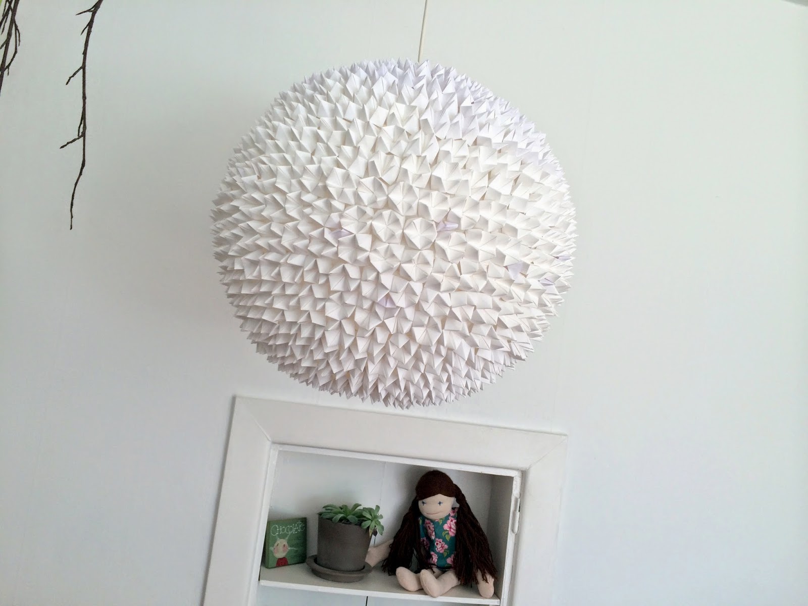 Søndergaard & co: diy origami lampe // diy origami lamp