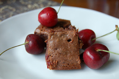 Chocolate Cherry Brownies with Whole Wheat | www.kettlercuisine.com