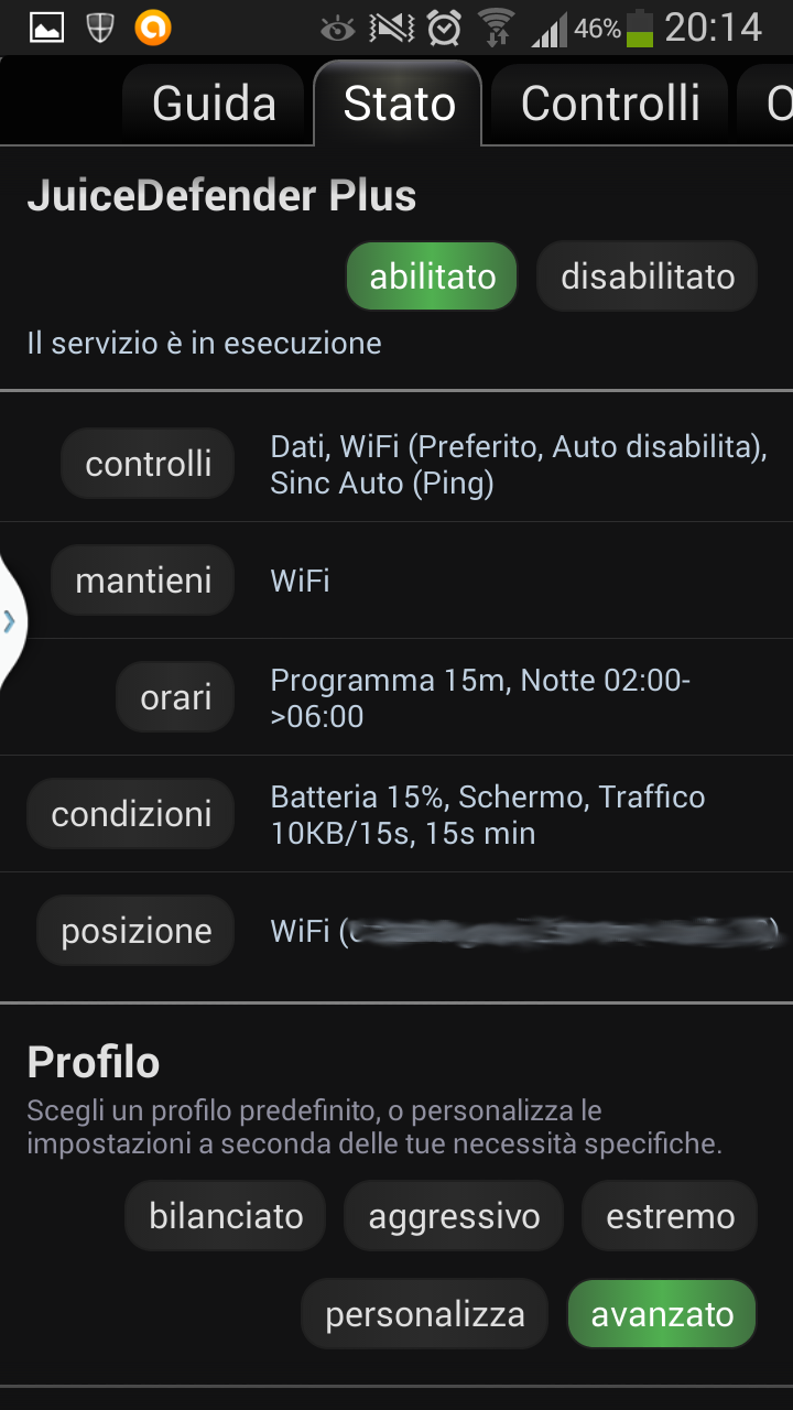 Selezionare lepilatore dalla rete o dalla batteria