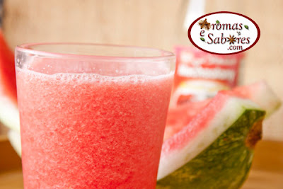 suco melancia rosas