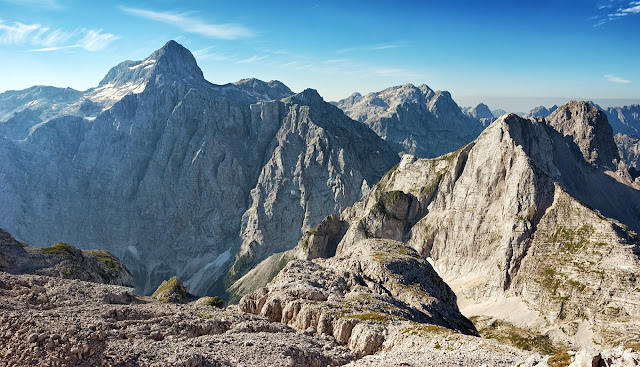 Triglav, Bovški Gamsovec, Pihavec visti dallo Stenar