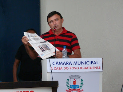 Vereador Nelho Bezerra reassume mandato.
