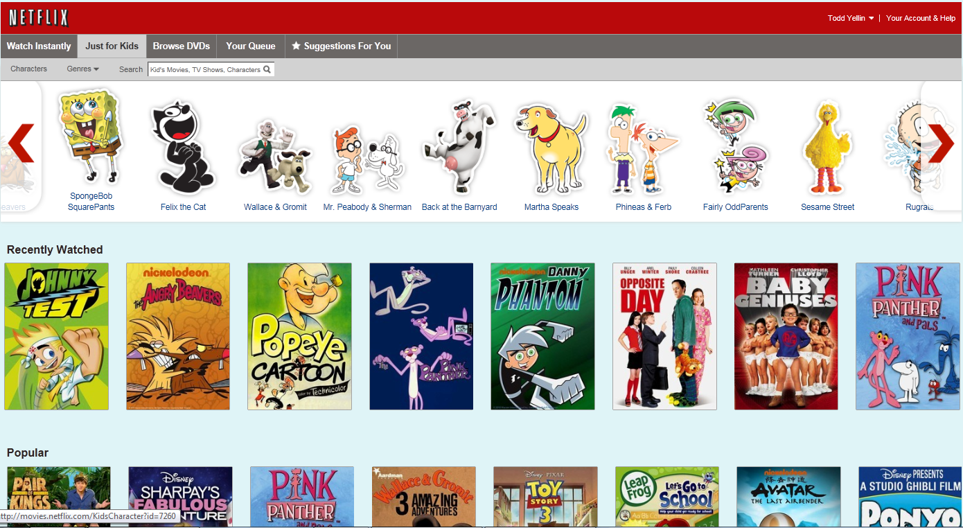 Netflix US & Canada Blog Netflix Launches “Just for Kids”