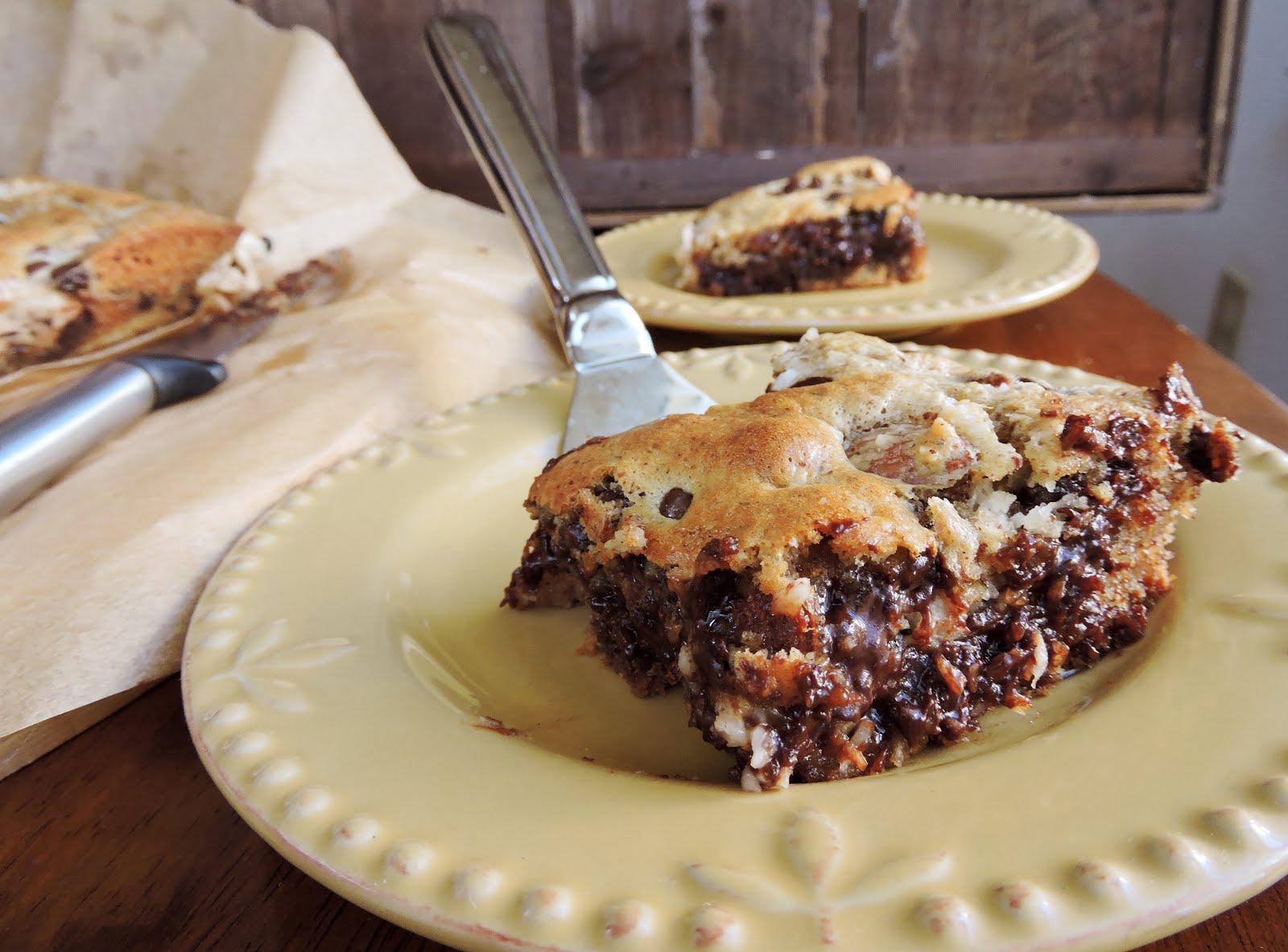 Ooey Gooey Almond Joy Cookie Bars (PALEO) Just Jessie B