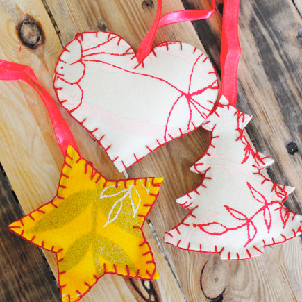 Felt Christmas Ornament DIY
