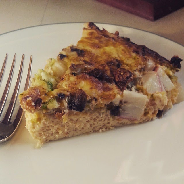 Heat's Kitchen Crab quiche