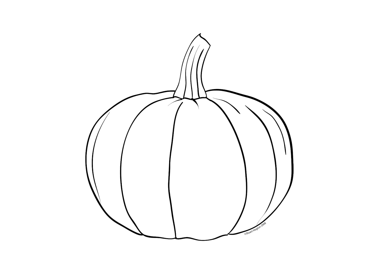 Tranh tô màu quả bí ngô Halloween - cua cuon - cua kinh 2