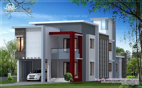 Contemporary house in Kozhikode