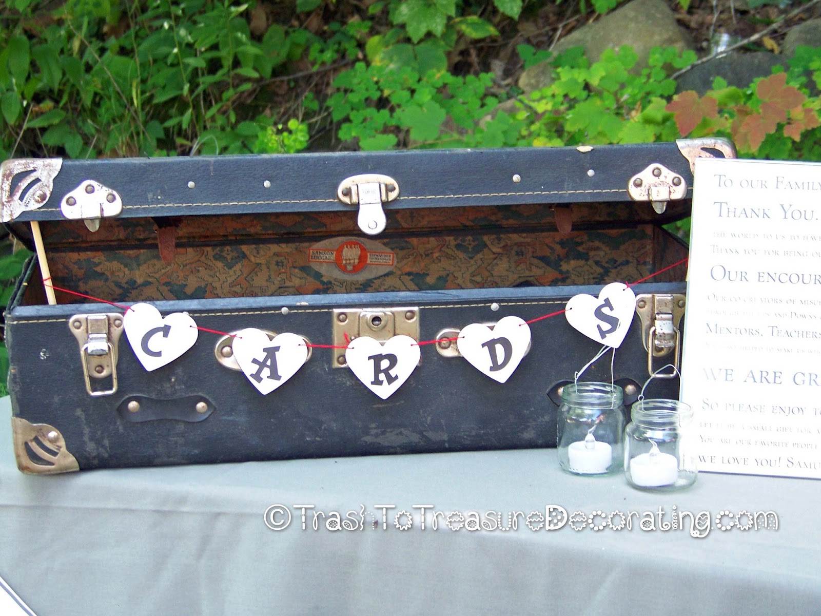 A Trash To Treasure Outdoor Wedding Michelle Rayburn Michelle