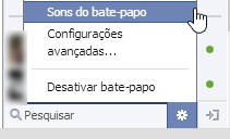 desativar som bate-papo chat facebook desativar som bate-papo chat facebook