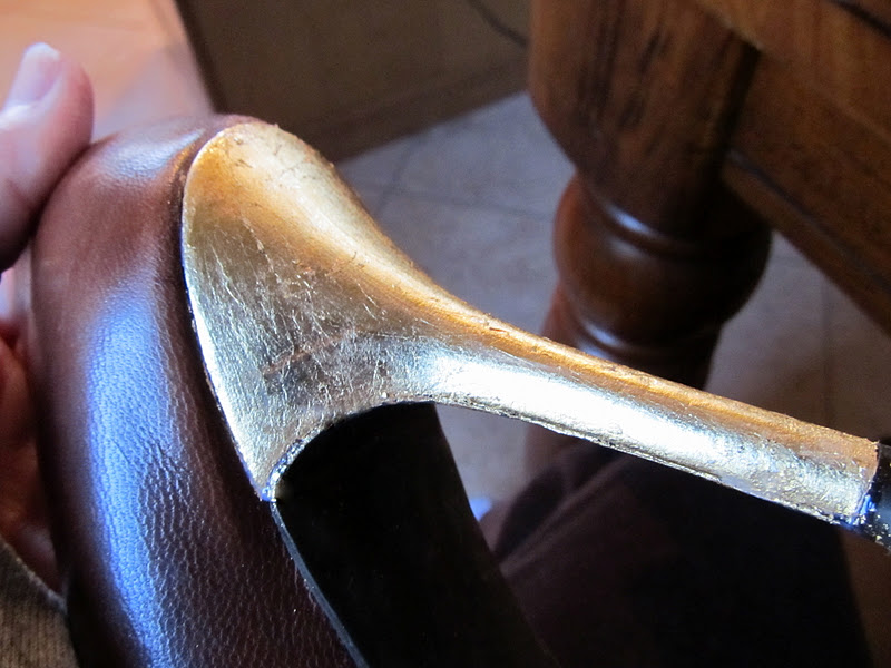 WobiSobi ReStyle 53 Gold Leaf Heels