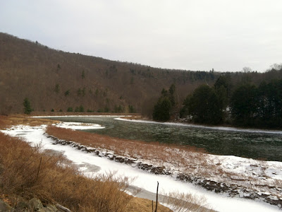 new home waters looking out at the delaware river