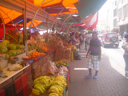 Street side of Floating Market, Punda, Willemstad