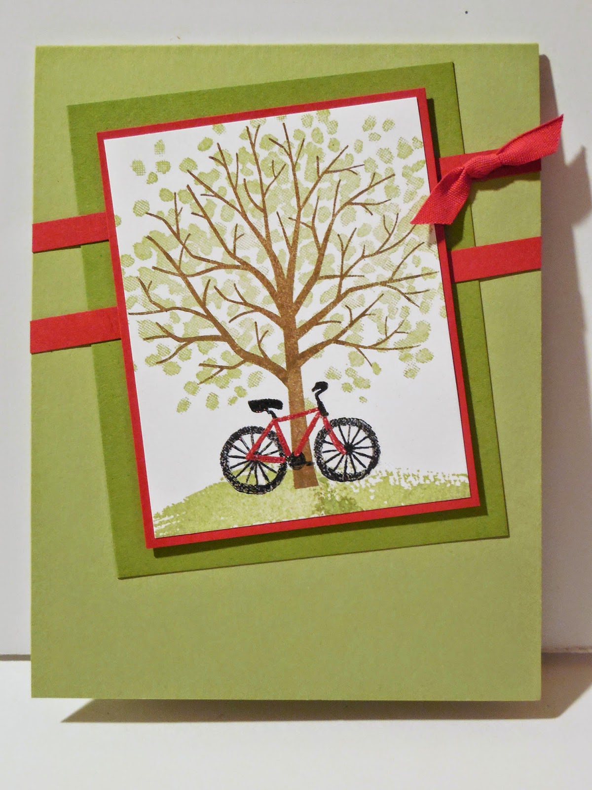 Card made with Stampin'UP!'s Sheltering Tree Stamp set