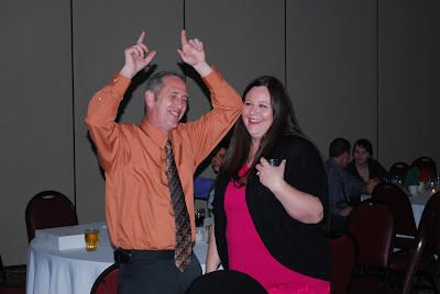 GotPrint staff dancing at holiday party 2011