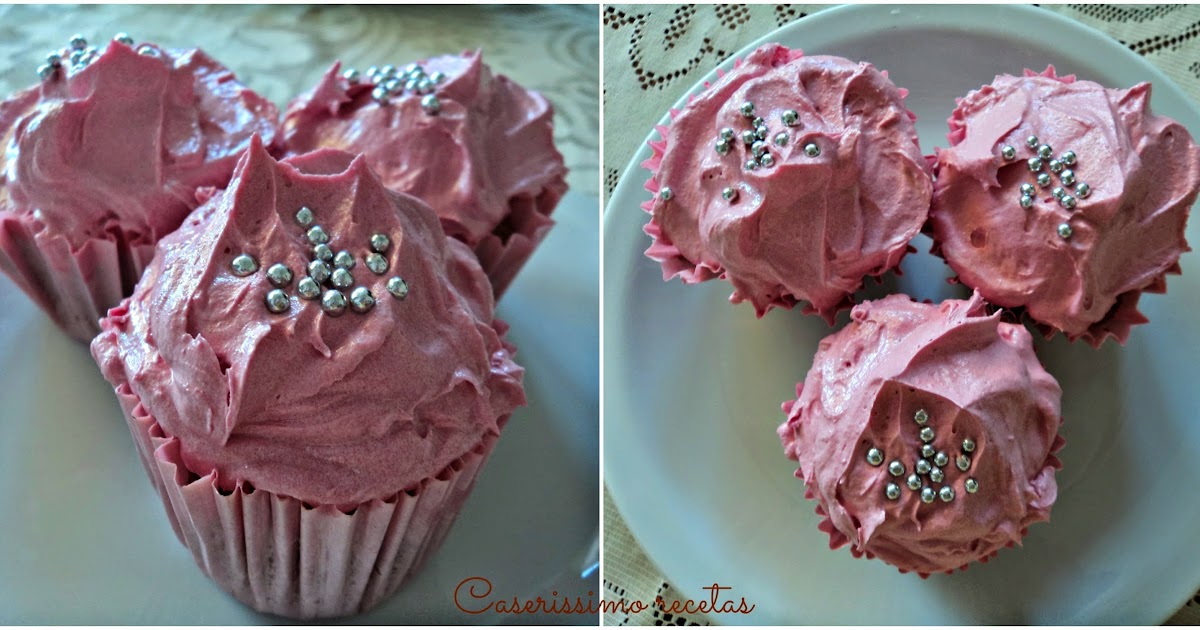 COCOA ANGEL FOOD CUPCAKES CON BUTTERCREAM Caserissimo