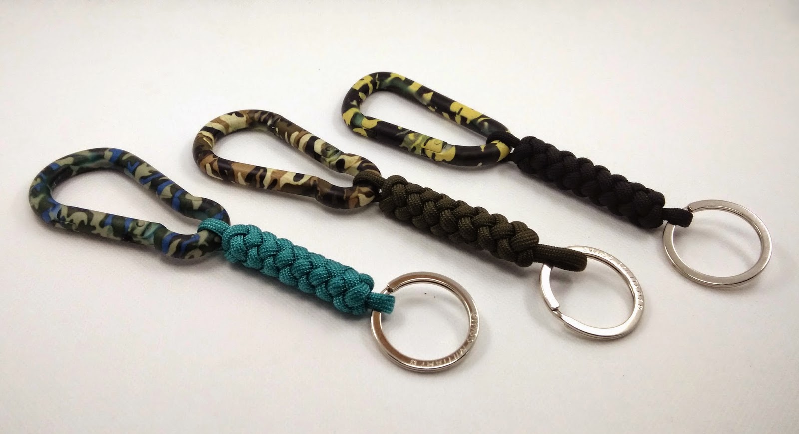 Handmade Paracord Lanyard, Bracelet, Keychain Camouflage