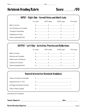 The notebook summary essay image
