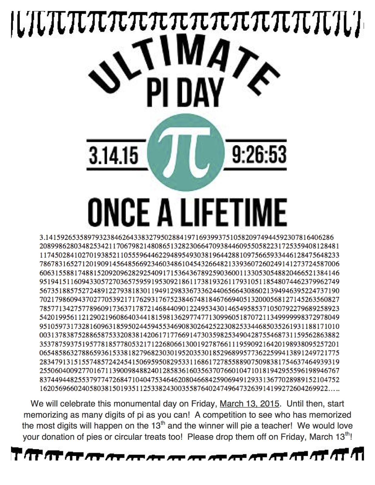 esums pto announcements march 2015 pi day flyer