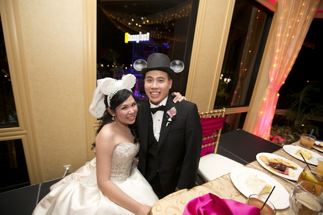 Bride and Groom - Disneyland Wedding {Sarina Love Photography}