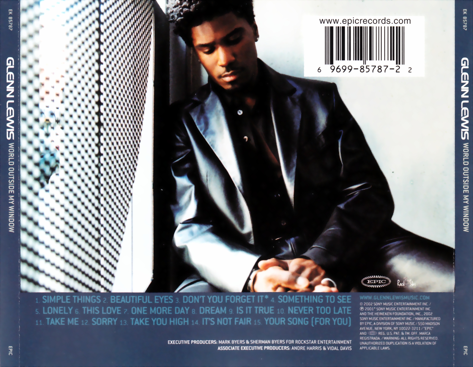 highest level of music Glenn Lewis World Outside My Window(Retail)2002