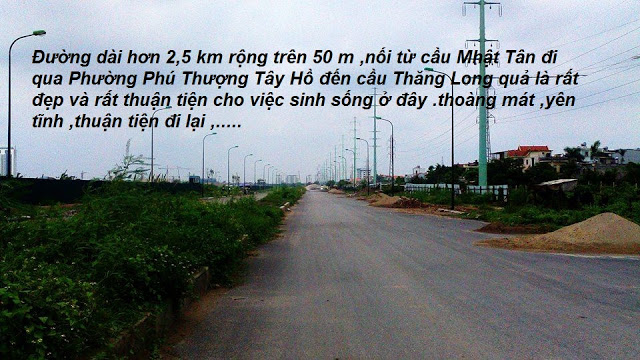 Bán đất Phú Thượng Tây Hồ ,Giá 45Triệu /m2 .sổ đỏ chính chủ
