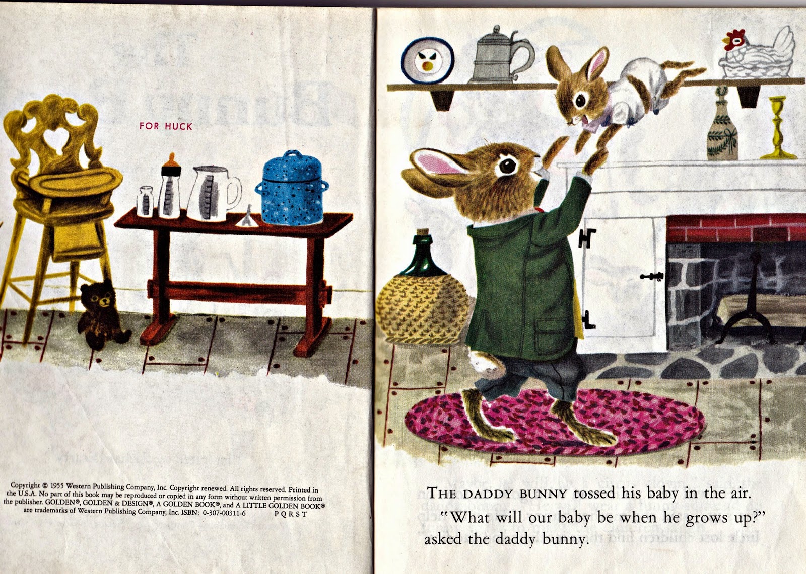 Vintage Books for the Very Young Richard Scarry I am a Bunny and The