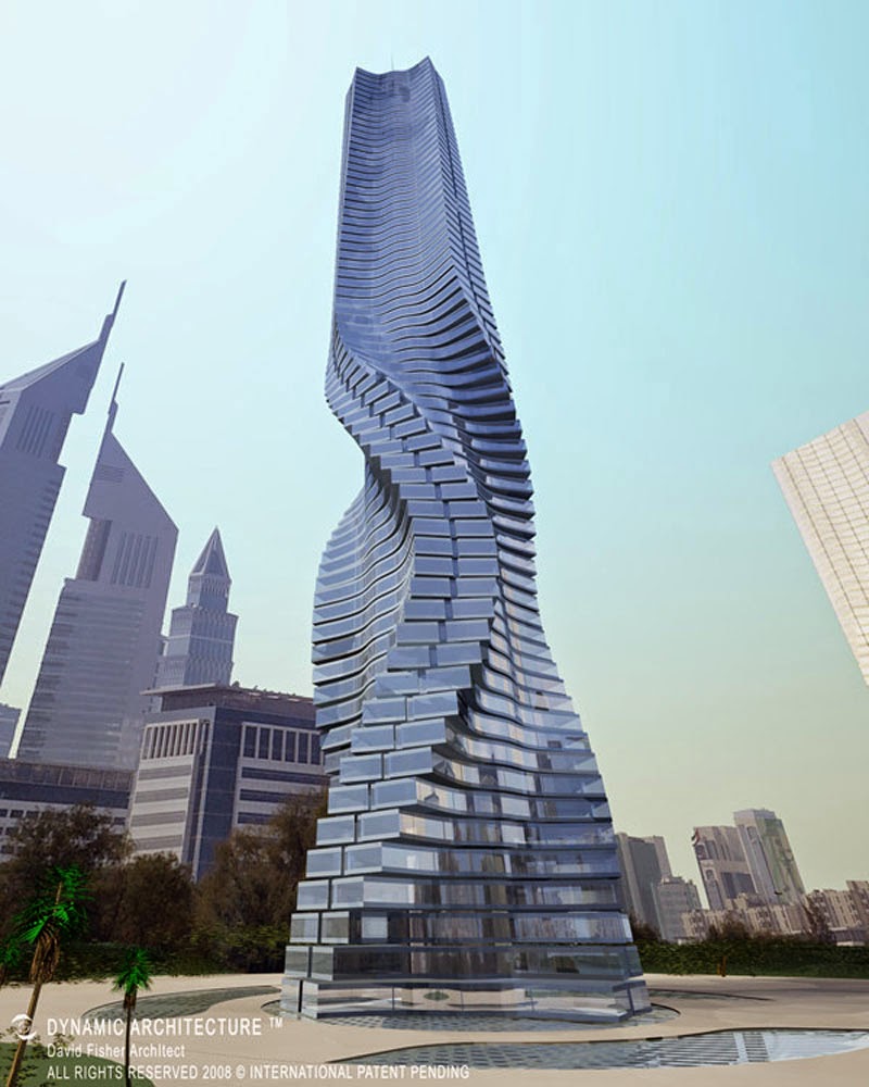 7. Rotating Tower (Dynamic Tower) (Dubai, UAE) - Top 13 World’s Strangest Buildings 7. Rotating Tower (Dynamic Tower) (Dubai, UAE) - Top 13 World’s Strangest Buildings