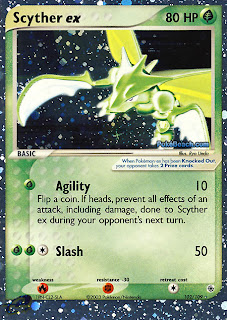 Scyther ex Pokemon Card EX Ruby and Sapphire Set