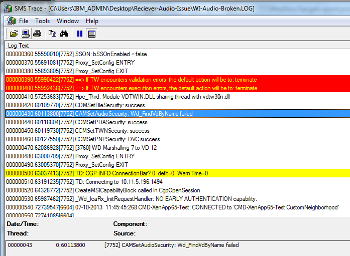 Troubleshooting Audio issues in Citrix