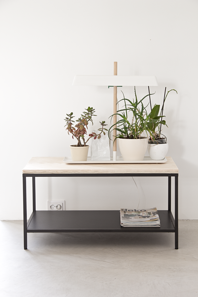 Mesa de centro industrial DIY Mesa de centro industrial DIY