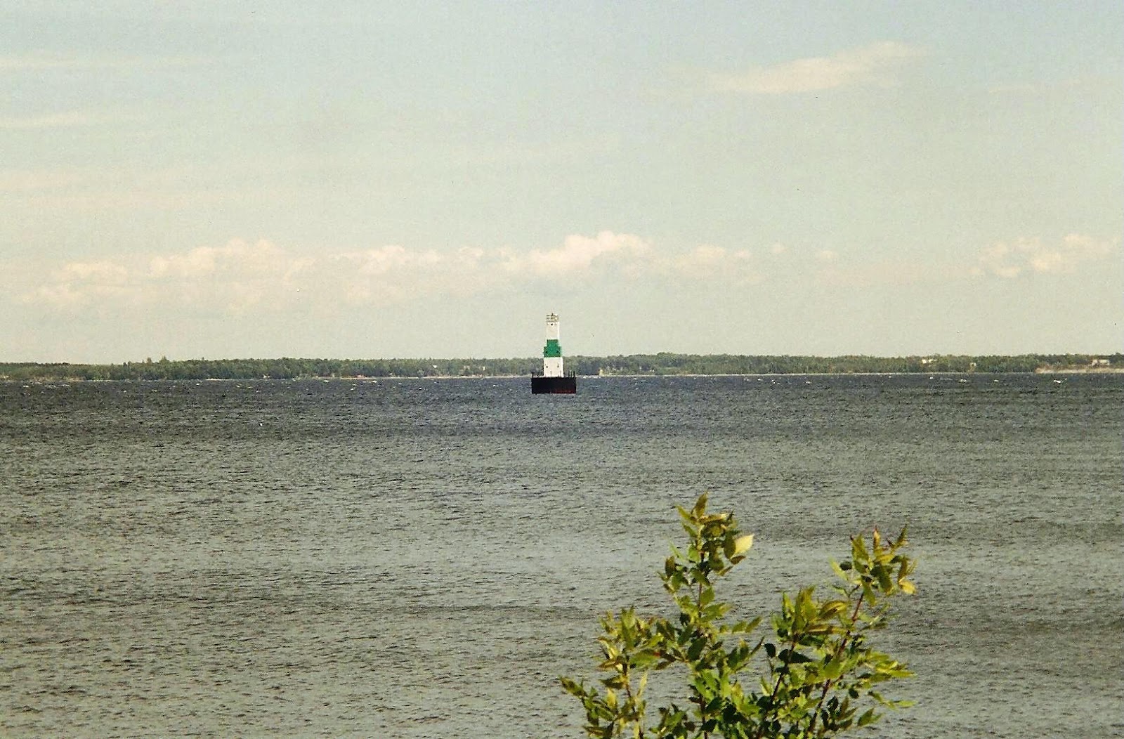 Al's Lighthouses Michigan Escanaba Harbor Crib Lighthouse