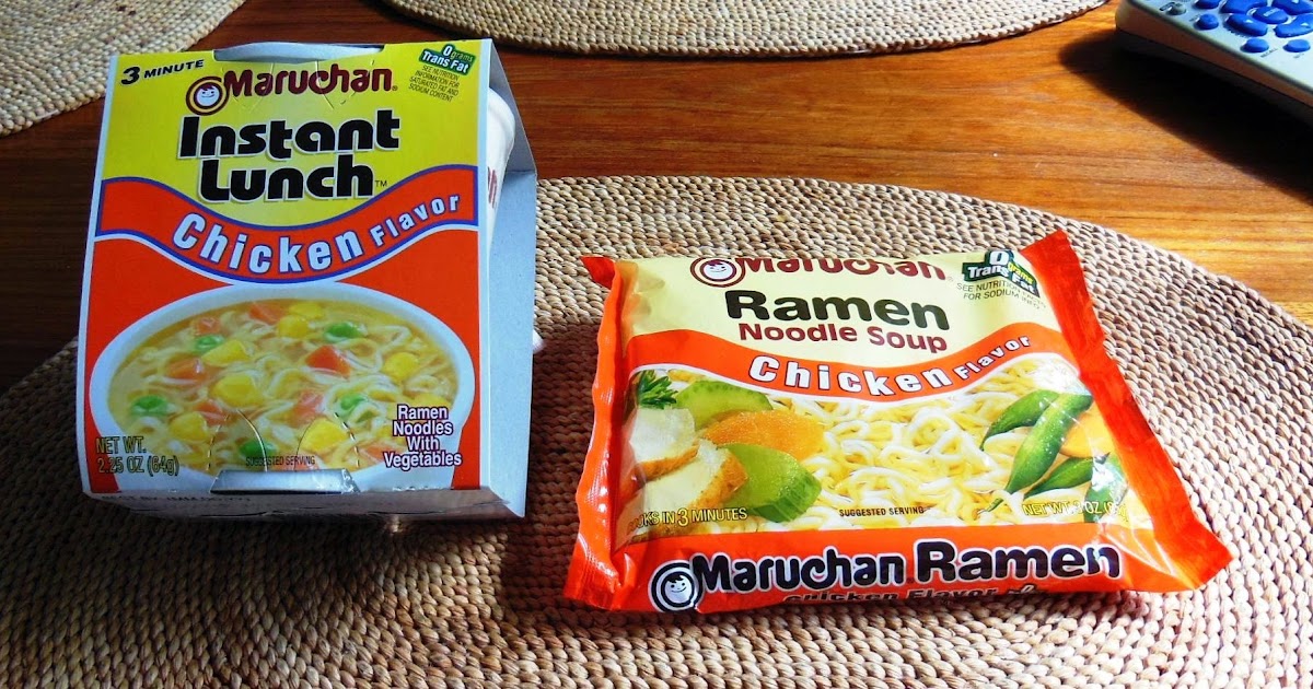 Living Prepared Ramen Noodle Soup & Maruchan Instant Lunch