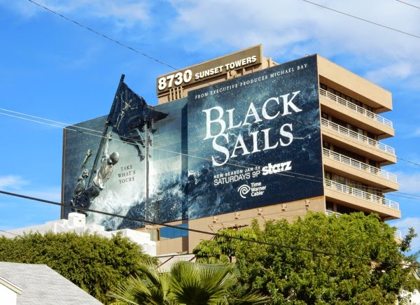 Giant 3D Black Sails season 2 billboard Giant 3D Black Sails season 2 billboard